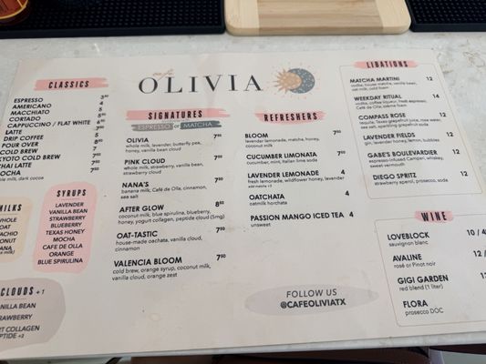 Menu photo 1 Café OLIVIA Dallas, TX