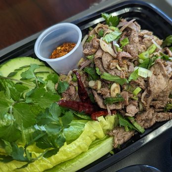 Cocomilk Cafe - Beef Laab - Laotian Near Me - Sacramento, California Cocomilk Cafe - Beef Laab - Laotian Near Me - Sacramento, California