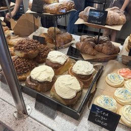 Pastry display - I'm sure it varies daily, but this gives you an idea of what might be there. Pastry display - I'm sure it varies daily, but this gives you an idea of what might be there.
