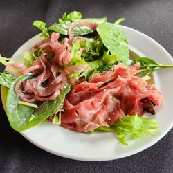Char - Carpaccio and pickled onions that were herbed & delicate on their vinegar flavor notes.