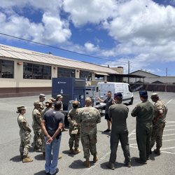 Presenting at Air Force Installation