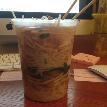 Pho Tan - What it looks like when I take it to go and eat it at work. YUM! - Vietnamese Near Me - Houston, Texas Pho Tan - What it looks like when I take it to go and eat it at work. YUM! - Vietnamese Near Me - Houston, Texas