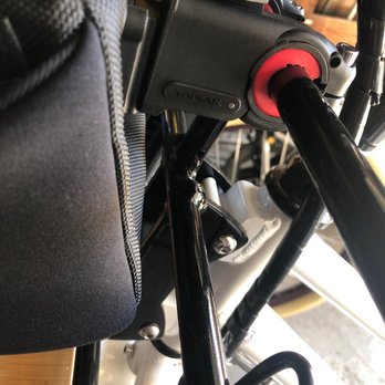 Trek Bicycle Santa Barbara - Topeak Compact HandleBar Bag with Quick Click mounted on 5/8 inch basket tubing. - Bikes Near Me - Goleta, California Trek Bicycle Santa Barbara - Topeak Compact HandleBar Bag with Quick Click mounted on 5/8 inch basket tubing. - Bikes Near Me - Goleta, California