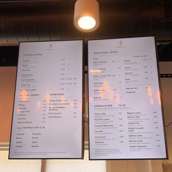 Haraz Coffee House Apex - Menu - Coffee & Tea Near Me - Apex, North Carolina