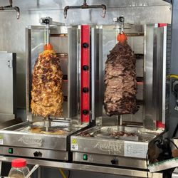 Dominion Eats - Chicken and beef shawarmas