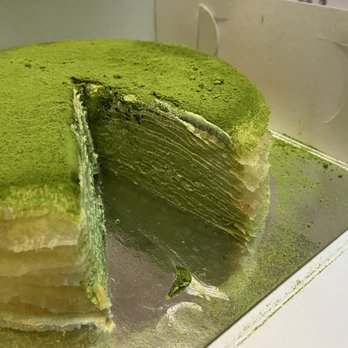 Lady M Cake Boutique - Delicate and fluffy 6" green tea mille crepe cake - Bakeries Near Me - Arcadia, California