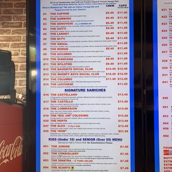 That Place Subs and Salads - Wall menu - Salad Near Me - Peoria, Arizona That Place Subs and Salads - Wall menu - Salad Near Me - Peoria, Arizona