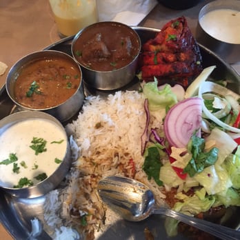 BB Lounge Restaurant - Non Veggie Thali Beef curry of our choice - Indian Near Me - Mississauga, Ontario BB Lounge Restaurant - Non Veggie Thali Beef curry of our choice - Indian Near Me - Mississauga, Ontario