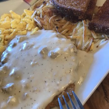 Cambria Mimosas - Chicken fried stake - American Near Me - Cambria, California