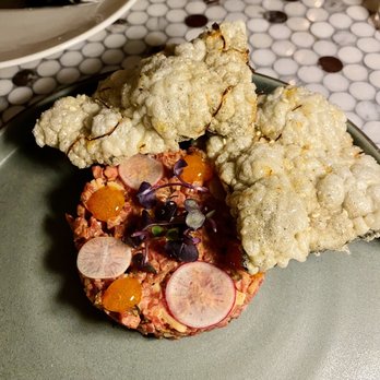 Redbird - GRASS FED BEEF TARTARE - New American Near Me - Los Angeles, California
