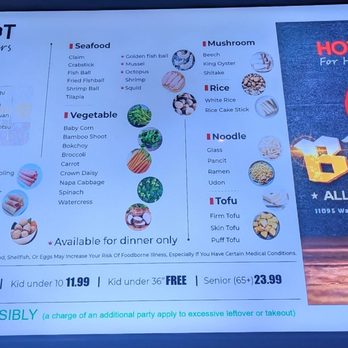 HOT C POT - Menu - Hot Pot Near Me - Fountain Valley, California