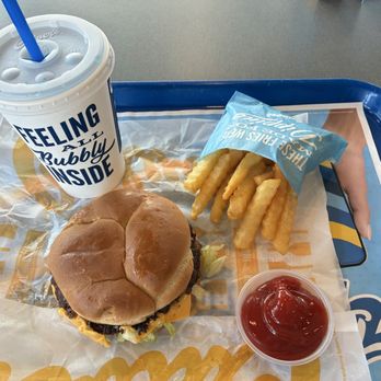Culver's - Kids meal with a cheeseburger and fries - Burgers Near Me - North Charleston, South Carolina Culver's - Kids meal with a cheeseburger and fries - Burgers Near Me - North Charleston, South Carolina
