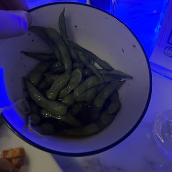 The Office Lounge Dovah - Regular edamame soaking in a bowl of oil. Gross. - Lounges Near Me - Dover, New Hampshire