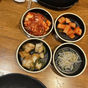 Jin Cook - All 4 side dishes are crunchy and flavorful - Korean Near Me - Glendale, California