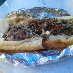Rinaldi's Country Deli - Steak, gorgonzola, and onions. Yum!