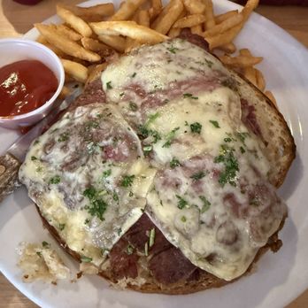 The Exchange - Open Faced Corned Beef Reuben - American Near Me - Rockaway, New Jersey