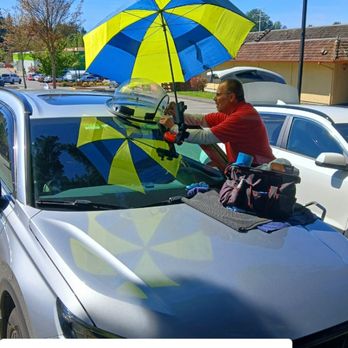 Al's Windshield Repair & Replacement Company - Providing windshield crack repair service to a customers location - Windshield Installation & Repair Near Me Al's Windshield Repair & Replacement Company - Providing windshield crack repair service to a customers location - Windshield Installation & Repair Near Me
