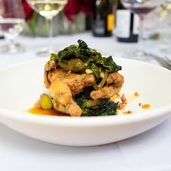 Chef Josh - Southern fried quail w/ all sorts of house pickles and ferments.