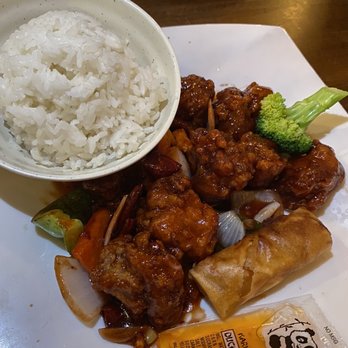 Trendy Dumpling - General Tso's Chicken lunch - Noodles Near Me - Houston, Texas