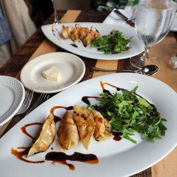 Earl's New American - Lobster dumplings. Only 4 per order. $14 - Seafood Near Me - New Hope, Pennsylvania Earl's New American - Lobster dumplings. Only 4 per order. $14 - Seafood Near Me - New Hope, Pennsylvania