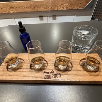 Heaven Hill Bourbon Experience - The tasting set up - Tours Near Me - Bardstown, Kentucky