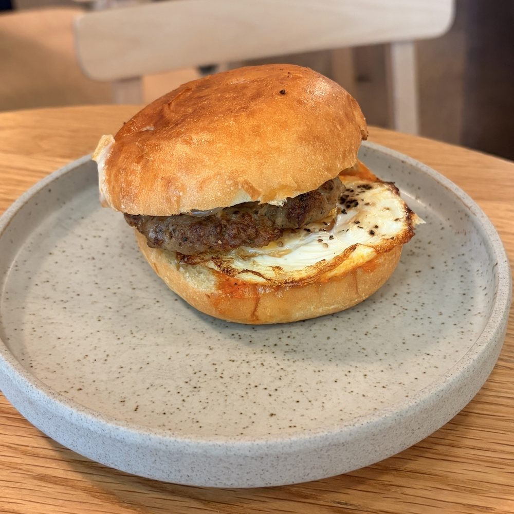 Downtown Sally - Sausage Breakfast Sandwhich - Cafes Near Me - Banff, Alberta Downtown Sally - Sausage Breakfast Sandwhich - Cafes Near Me - Banff, Alberta