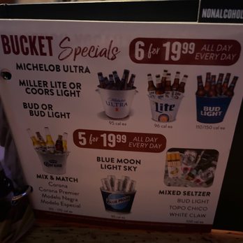 Miller's Ale House - Bucket specials - Sports Bars Near Me - Watchung, New Jersey