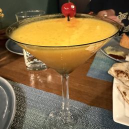 Drink with mango puree. (Forgot the name) Very good
