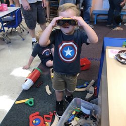 St Andrew Preschool - My kids at this year's open house.
