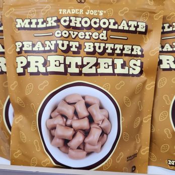 Trader Joe's - Trader Joe's Stonestown - Milk Chocolate Covered Peanut Butter Pretzels - Grocery Near Me - San Francisco, California Trader Joe's - Trader Joe's Stonestown - Milk Chocolate Covered Peanut Butter Pretzels - Grocery Near Me - San Francisco, California