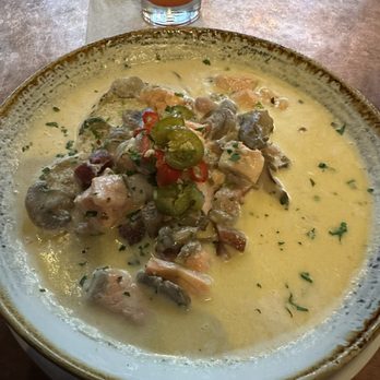 Von's 1000Spirits - Rich Made-To-Order Salmon Chowder - New American Near Me - Seattle, Washington