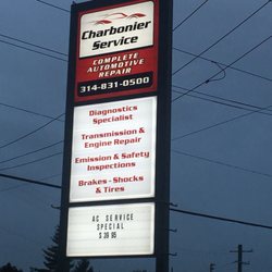 Charbonier Auto Service - New sign