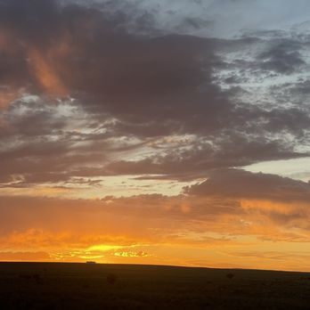 Enchanted Trails RV Park & Trading Post - Beautiful sunset from park - RV Parks Near Me - Albuquerque, New Mexico