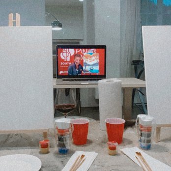 Pinot's Palette - Pinot's Palette at home! Just as fun as the in-person experience, and a perfect COVID19 activity! - Paint & Sip Near Me - Pasadena, California