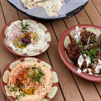 Tanoor - Babaghanouge, Spicy Hummus, Arambeet - Lebanese Near Me - Sammamish, Washington