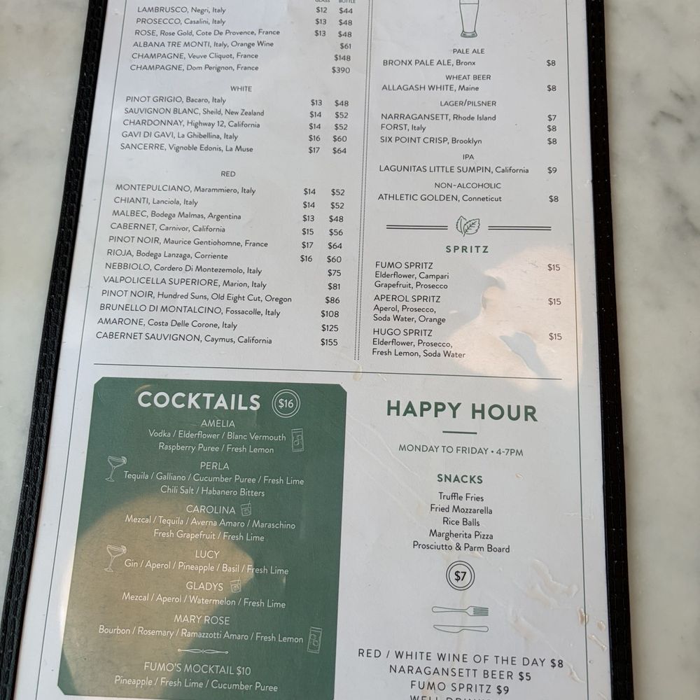 Fumo Soho - Italian Near Me - New York, New York Fumo Soho - Italian Near Me - New York, New York