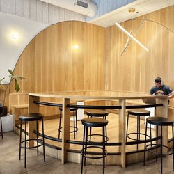 Houndstooth Coffee - My favorite corner  working station