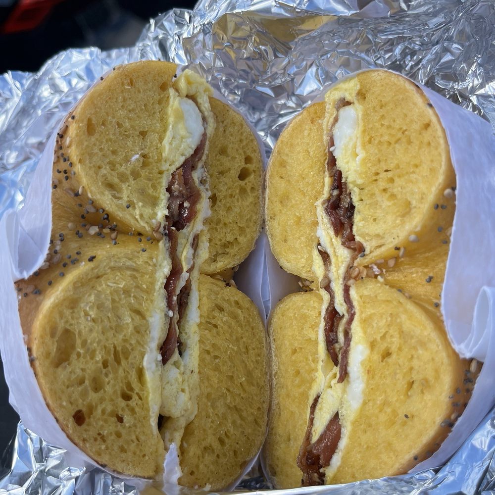 Plaza Bagels & Deli - Everything egg bagel - Delis Near Me - Clifton, New Jersey