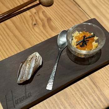 Hinata - Kamasu - Japanese Barracuda & Ikura Uni - Salmon Roe w/ Sea Urchin - Sushi Bars Near Me - San Francisco, California