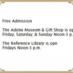 The Historic Rios-Caledonia Adobe - Historic Rios-Caledonia Hours