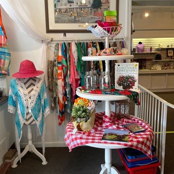 Catchpenny Resale Shoppe - Special displays throughout the store, with our special scarf display at front of store - Thrift Stores Near Me - Barrington, Illinois