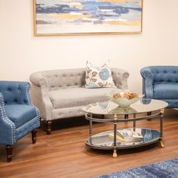 Living Well Counseling Center - A warm, inviting space designed to feel calm, soothing, and supportive from the moment you walk in.