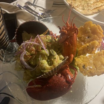 CVI.CHE 105 - Mixed ceviche served with plantains - Seafood Near Me - Miami Beach, Florida