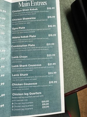 Menu photo 2 King Grill Las Cruces, NM