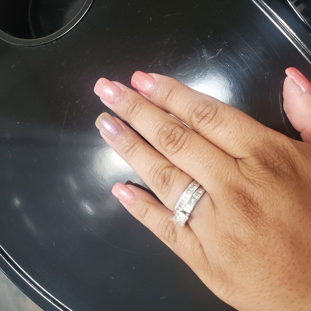 Fantasy Nails - Left hand - Nail Salons Near Me - Van Nuys, California Fantasy Nails - Left hand - Nail Salons Near Me - Van Nuys, California