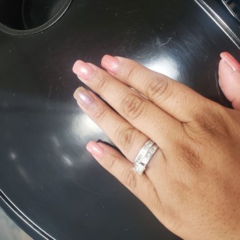 Fantasy Nails - Left hand - Nail Salons Near Me - Van Nuys, California