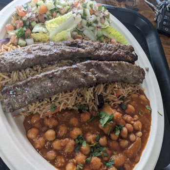 Afghan Kabob - Lamb kofta platter - Halal Near Me - Fayetteville, North Carolina