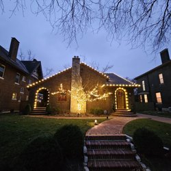 City Wide Softwash - Custom Christmas Light Installation in Compton Heights, MO.