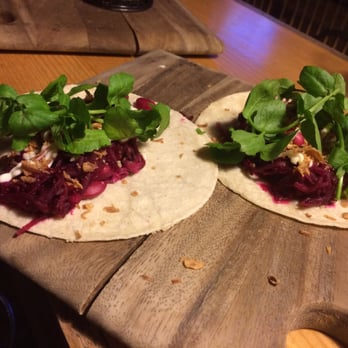 Junction Beer Hall & Wine Room - Black eye bean and beetroot tacos. - Modern Australian Near Me - Newport, VIC Junction Beer Hall & Wine Room - Black eye bean and beetroot tacos. - Modern Australian Near Me - Newport, VIC