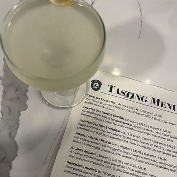Temple Distilling Company - Pacific 75 in their tasting room - Distilleries Near Me - Lynnwood, Washington